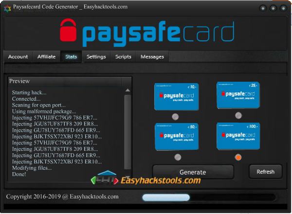 paysafecard generator 2019